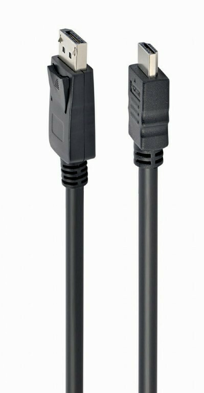 Gembird Cable DisplayPort male - HDMI male 1.8m Μαύρο (CC-DP-HDMI-4K-6) - Image 4