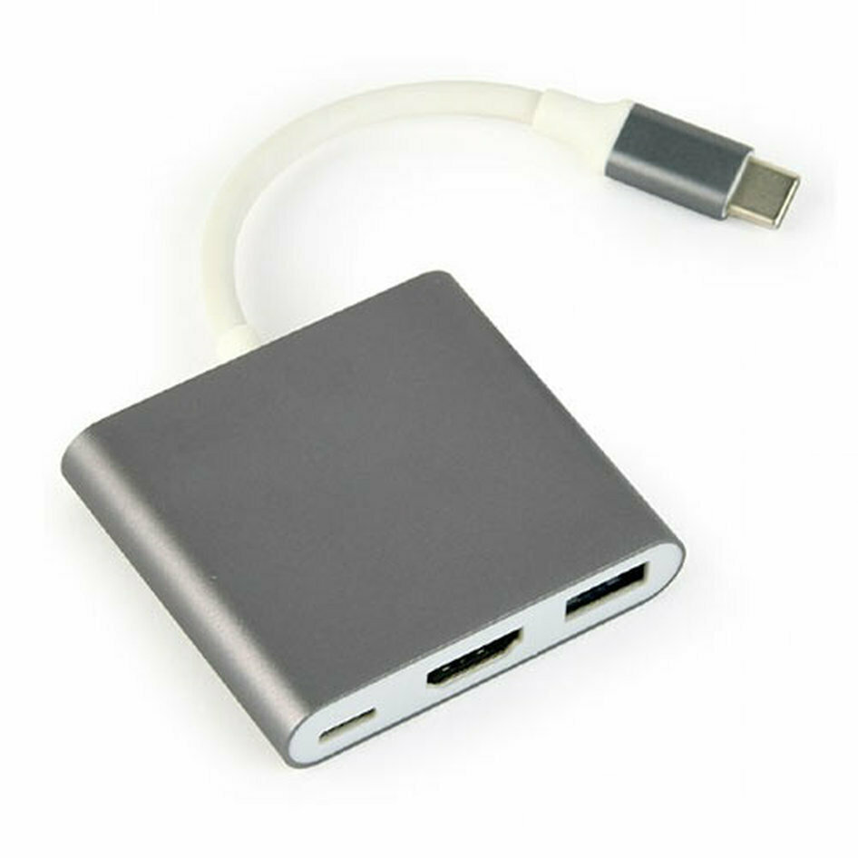 Cablexpert USB-C Docking Station με HDMI 4K PD (A-CM-HDMIF-02-SG)