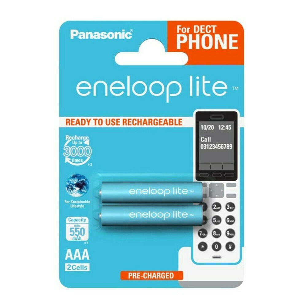 Panasonic Eneloop Lite AAA 550mAh 1.2V 2τμχ - Image 3