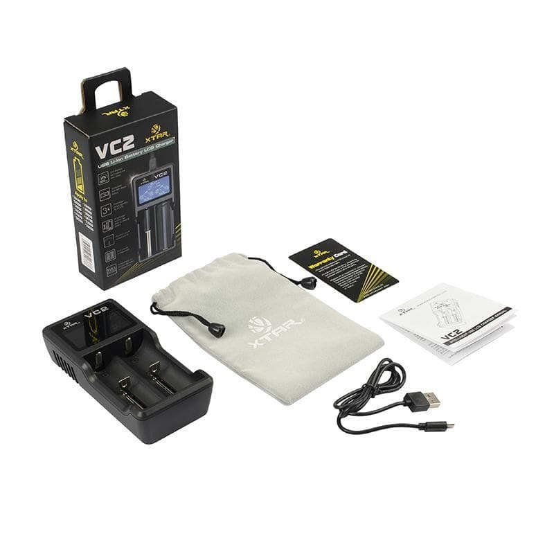 XTAR VC2 USB Φορτιστής 2 Μπαταριών Li-ion Μεγέθους 18650 - Image 6