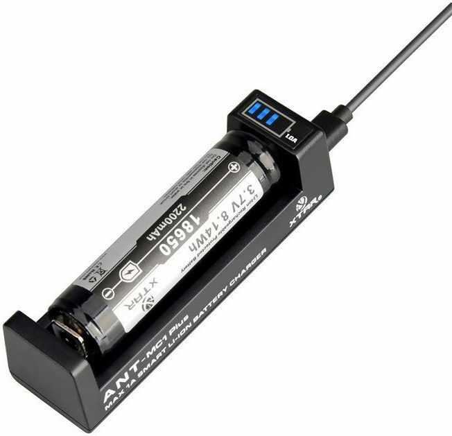 XTAR MC1 Plus USB Φορτιστής Μπαταριών Li-ion Μεγέθους 18650/16340/26650/14500 - Image 10