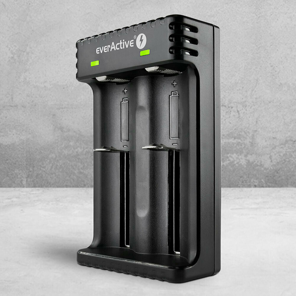 everActive LC-200 USB Φορτιστής 2 Μπαταριών Li-ion Μεγέθους 18650/21700 - Image 4