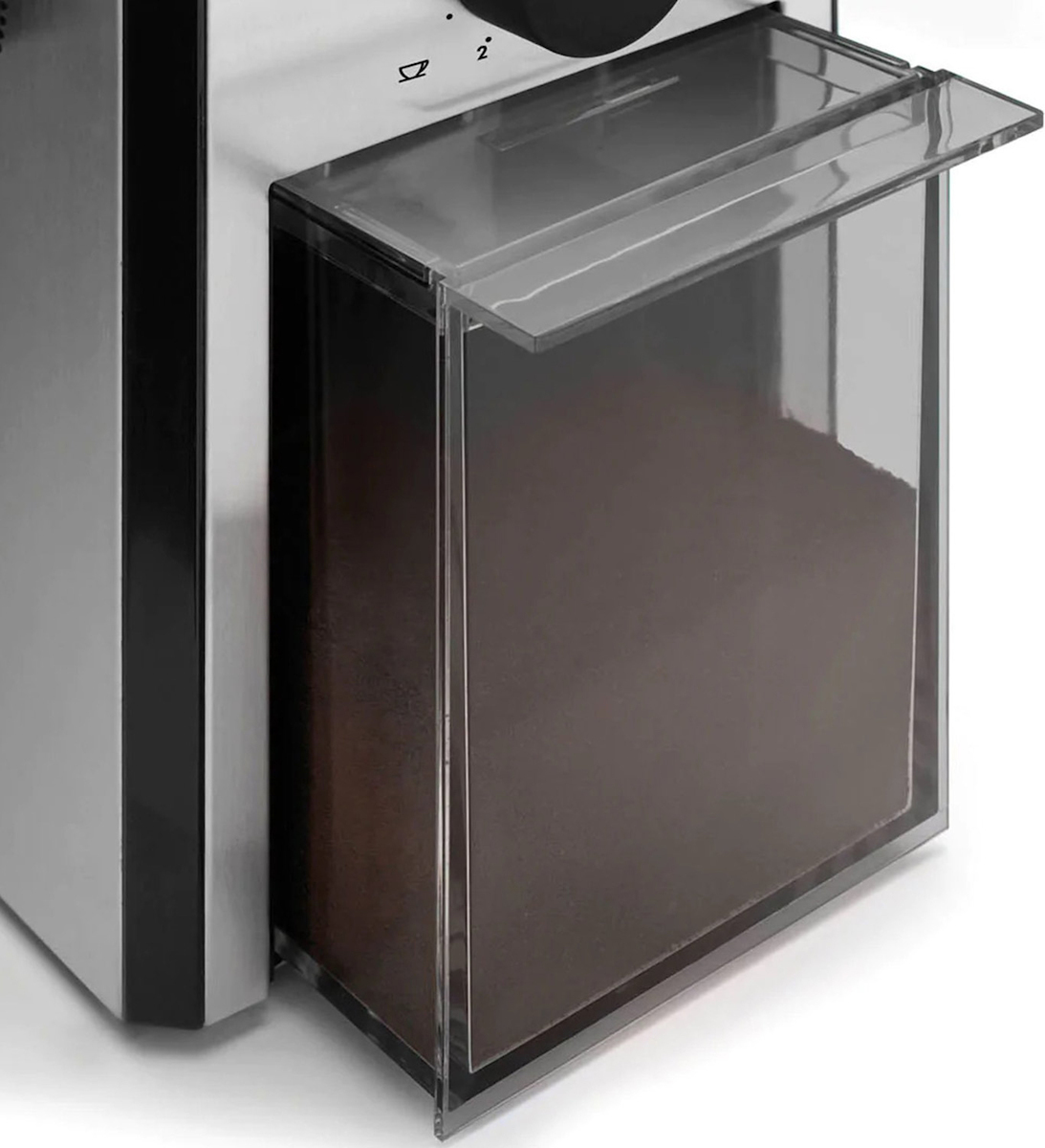 De'Longhi Ηλεκτρικός Μύλος Καφέ 110W με Χωρητικότητα 120gr και 16 Επίπεδα Άλεσης Ασημί - Image 7