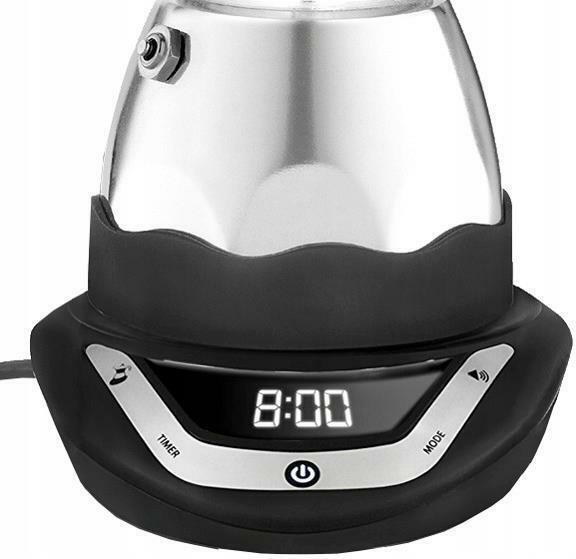 Bialetti Moka Timer Ηλεκτρικό Μπρίκι Espresso 6cups 356W Inox Ασημί - Image 3