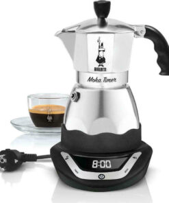 Alternative view of Bialetti Moka Timer Ηλεκτρικό Μπρίκι Espresso 6cups 356W Inox Ασημί