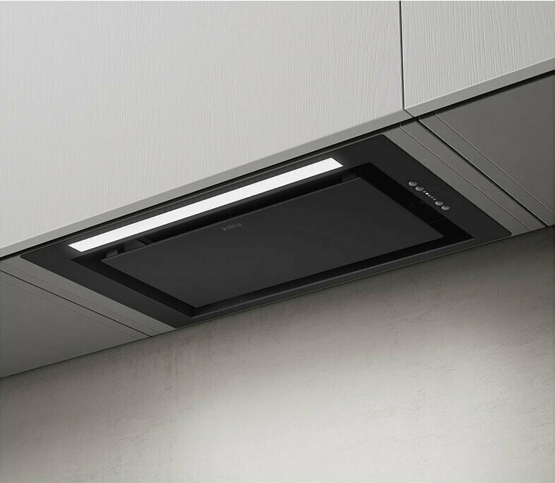 Elica Lane BL MAT/A/52 Μηχανισμός Απορρόφησης 52cm Μαύρος - Image 2