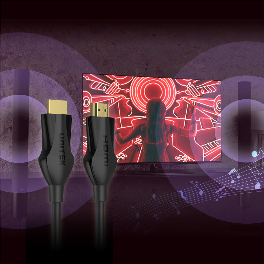Unitek HDMI 2.1 HDMI male - HDMI male 2m Μαύρο (C11060BK-2M) - Image 4