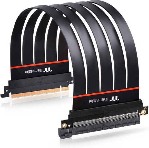 Thermaltake Gaming PCIe Extender 4.0 16x 30cm Riser Cable - Image 3