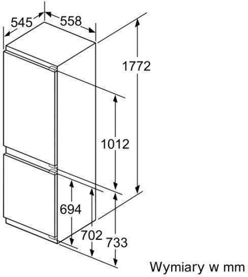 Bosch Ψυγειοκαταψύκτης 266lt Λευκός KIS86AFE0 - Image 7