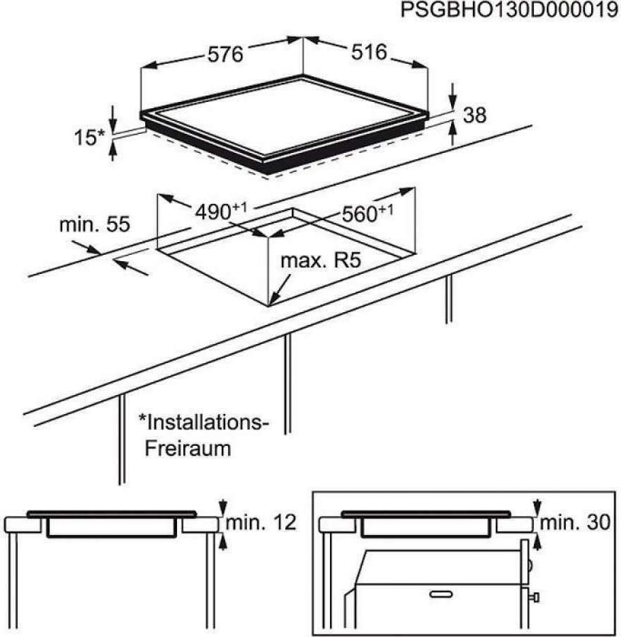 Electrolux Κεραμική EHF6342XOK - Image 10