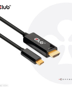Club3D HDMI male - USB-C male 1.8m Μαύρο (CAC-1334)