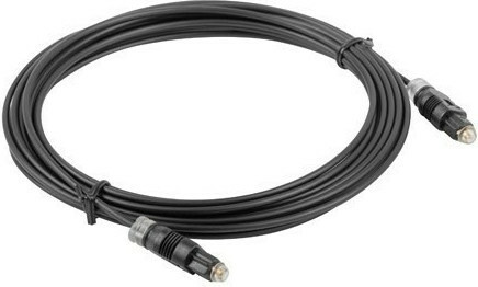 Lanberg Optical Audio Cable TOS male - TOS male Μαύρο 3m (CA-TOSL-10CC-0030-BK) - Image 2