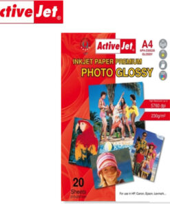 Alternative view of Active Jet Premium Photo Glossy Φωτογραφικό Χαρτί A4 (21x30) 230gr/m² για Εκτυπωτές Inkjet 20 Φύλλα