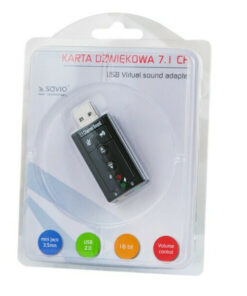 Alternative view of Savio AK-01 Εξωτερική USB Κάρτα Ήχου 2.0