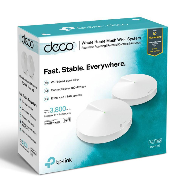 TP-LINK Deco M5 v2 WiFi Mesh Network Access Point Wi‑Fi 5 Dual Band (2.4 & 5GHz) σε Διπλό Kit - Image 4