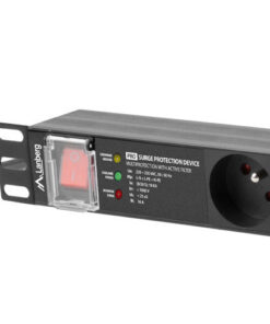 Alternative view of Lanberg Πολύπριζο Rack 19" 1U 16A