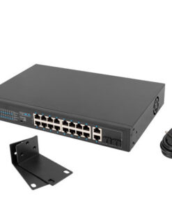 Lanberg RSFE-16P-2C-250 Unmanaged L2 PoE+