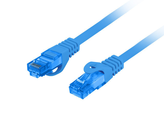 Lanberg S/FTP Cat.6a Καλώδιο Δικτύου Ethernet 1m Μπλε (PCF6A-10CC-0100-B) - Image 2
