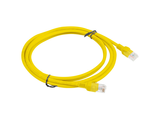 Lanberg U/UTP Cat.6 Καλώδιο Δικτύου Ethernet 2m Κίτρινο - Image 2