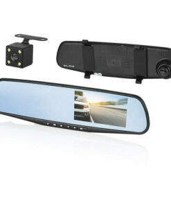 Blow F600 Σετ Καθρέπτης με Κάμερα DVR Αυτοκινήτου με Οθόνη 4.3" με Κλιπ & Κάμερα Οπισθοπορείας