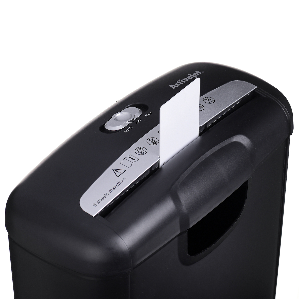Active Jet Καταστροφέας Εγγράφων Strip Cut 6 Φύλλων με Κάδο 10lt - Image 3