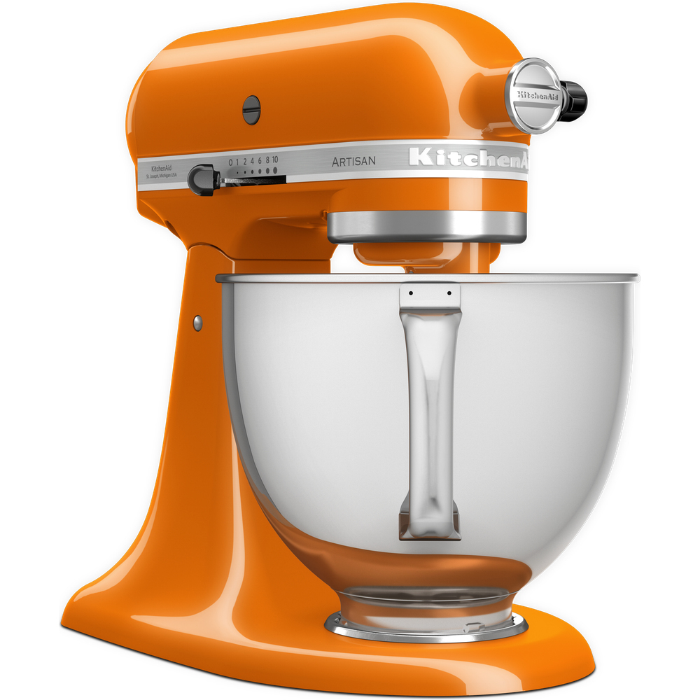 Kitchenaid Artisan Food Processor Orange Κουζινομηχανή 300W με Ανοξείδωτο Κάδο 4.8lt - Image 4