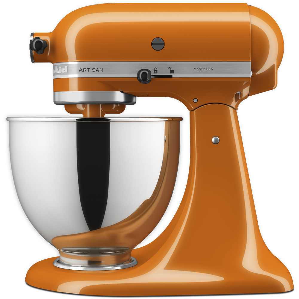 Kitchenaid Artisan Food Processor Orange Κουζινομηχανή 300W με Ανοξείδωτο Κάδο 4.8lt - Image 3