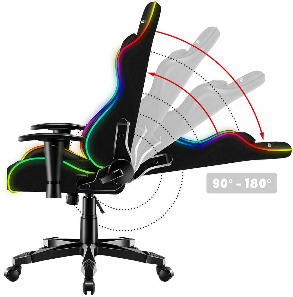 Huzaro Ranger 6.0 Child RGB Mesh Δερματίνης με Ρυθμιζόμενα Μπράτσα - Image 5