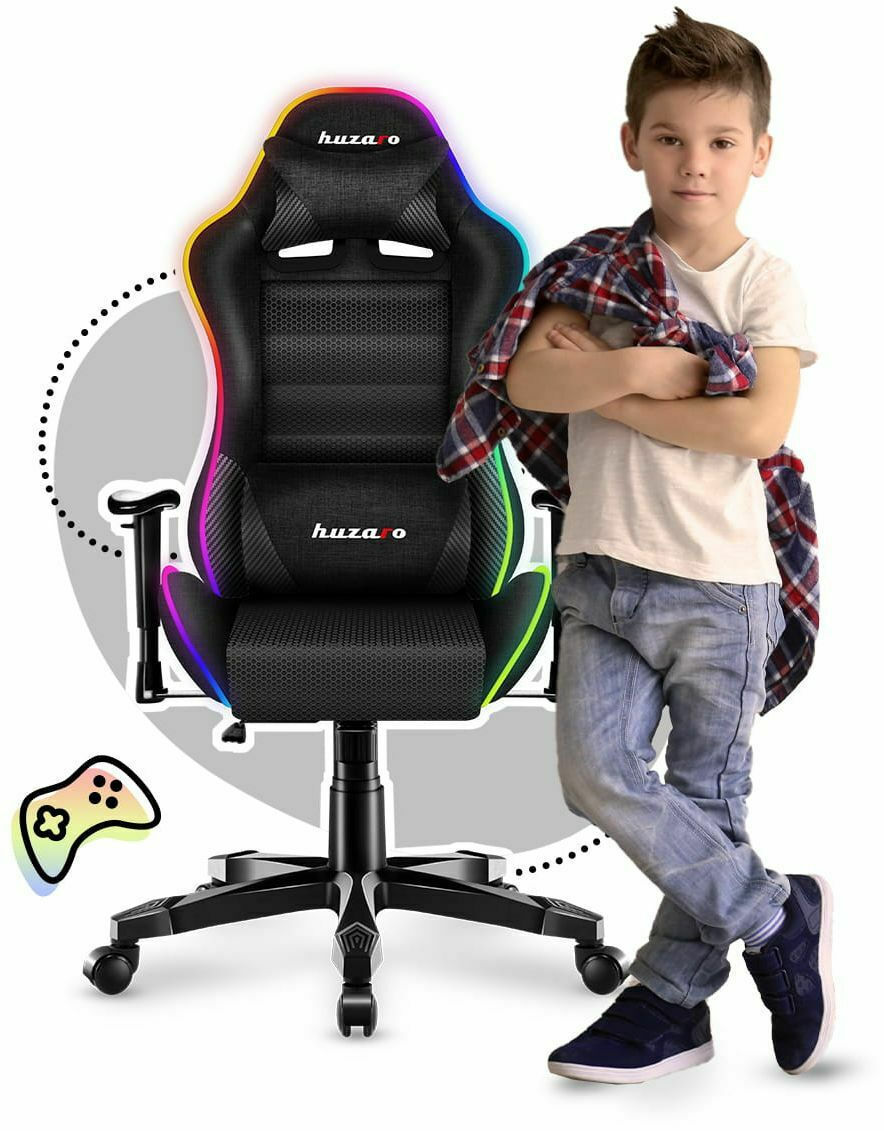 Huzaro Ranger 6.0 Child RGB Mesh Δερματίνης με Ρυθμιζόμενα Μπράτσα - Image 2