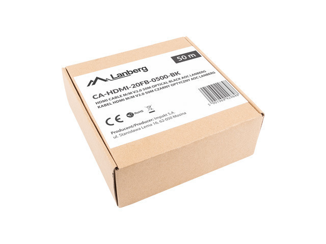 Lanberg HDMI 2.0 Cable HDMI male - HDMI male 50m Μαύρο CA-HDMI-20FB-0500-BK - Image 5