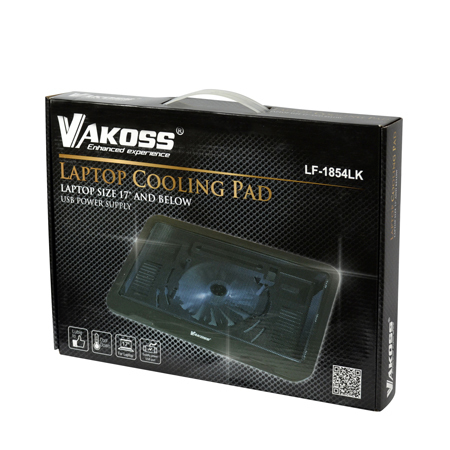 Vakoss Cooling Pad με 1 Ανεμιστήρα και Φωτισμό (LF-1854LK) - Image 3