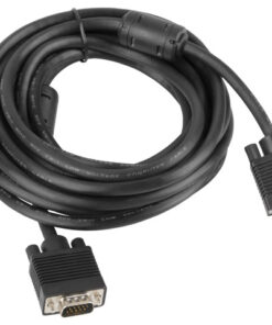 Alternative view of Lanberg Cable VGA male - VGA male 5m (CA-VGAC-10CC-0050-B)