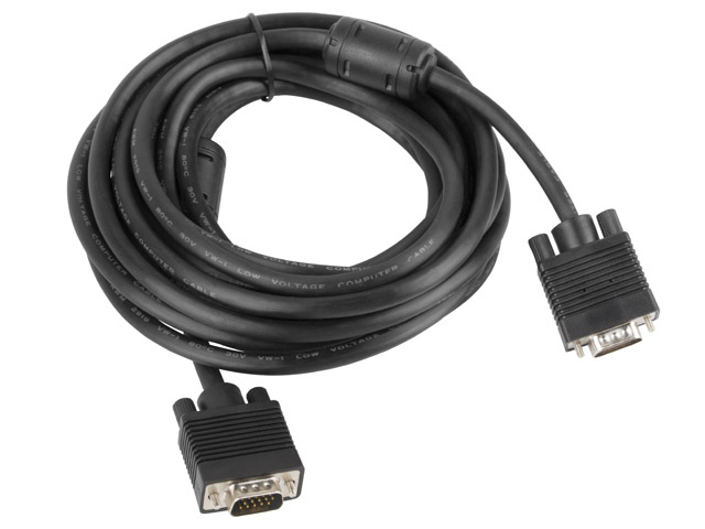 Lanberg Cable VGA male - VGA male 5m (CA-VGAC-10CC-0050-B) - Image 2
