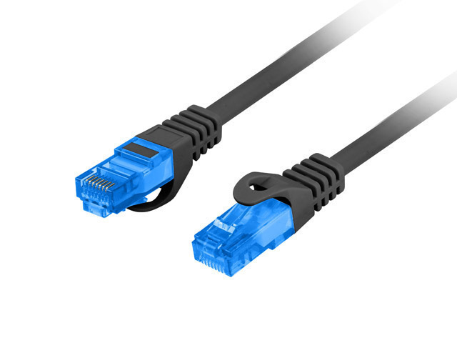 Lanberg S/FTP Cat.6a Καλώδιο Δικτύου Ethernet 3m Μαύρο (PCF6A-10CC-0300-BK)