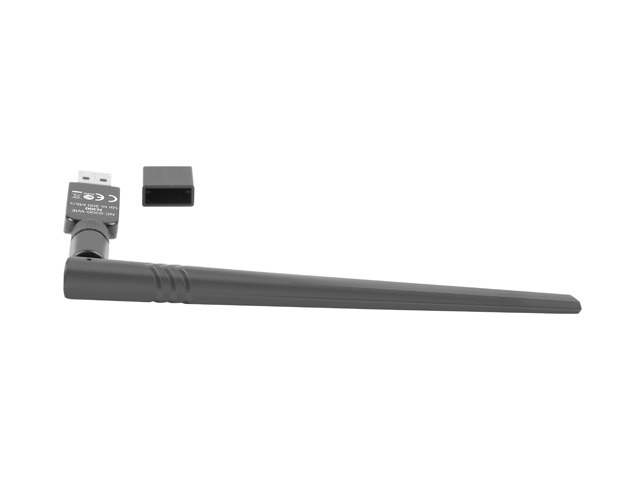 Lanberg NC-0300-WIE Ασύρματος USB Αντάπτορας Δικτύου με Αποσπώμενη Κεραία 300Mbps