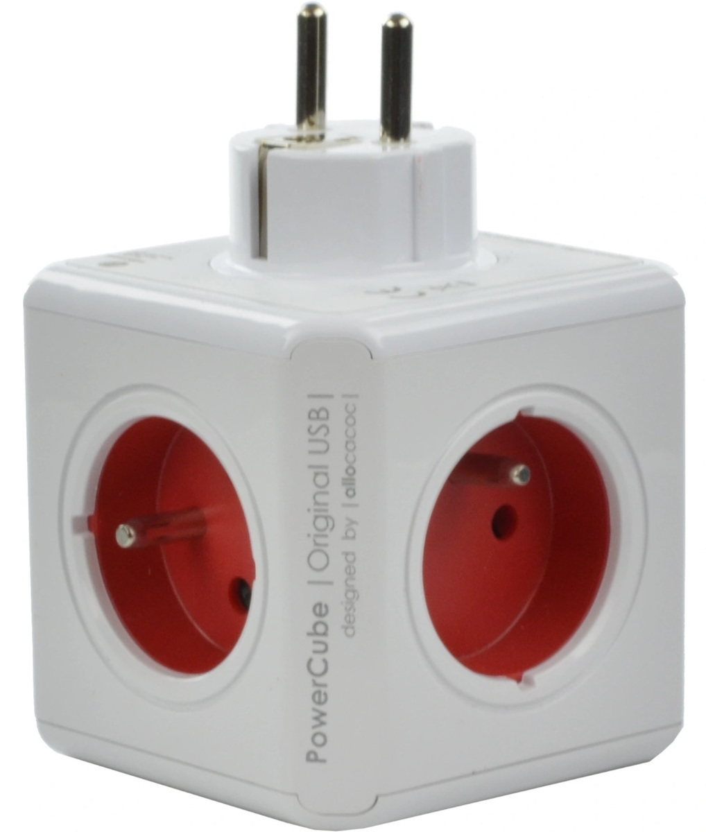 Allocacoc Original PowerCube 4 Θέσεων με 2 USB-A 2202RD/FROUPC - Image 2