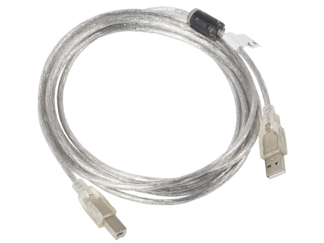 Lanberg USB 2.0 Cable USB-A male - USB-B male 3m (CA-USBA-12CC-0030-TR) - Image 2