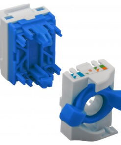 Alternative view of Techly CAT 6a KeyStone RJ45 Jack UTP unshielded Tooless IWP-MD C6A/UROTT