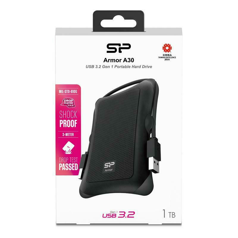 Silicon Power Armor A30 USB 3.0 Εξωτερικός HDD 1TB 2.5" Μαύρο - Image 4