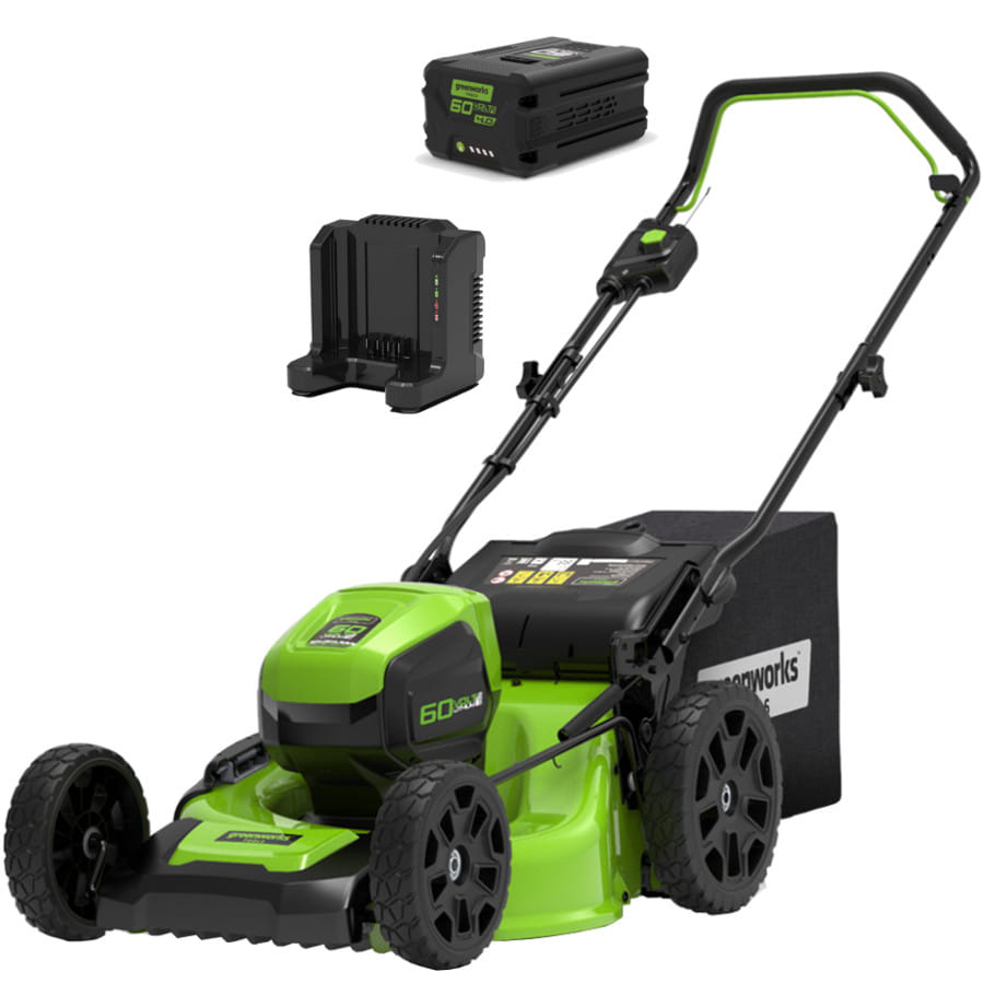Greenworks GD60LM46HPK4 Μηχανή Γκαζόν Μπαταρίας 60V