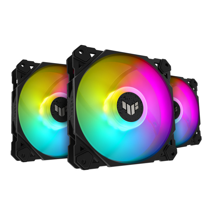 Asus TF120 Case Fan με ARGB Φωτισμό και Σύνδεση 4-Pin PWM 3τμχ