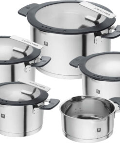 Zwilling J.A. Henckels Simplify Σετ Κατσαρόλες από Ανοξείδωτο Ατσάλι Ασημί 9τμχ