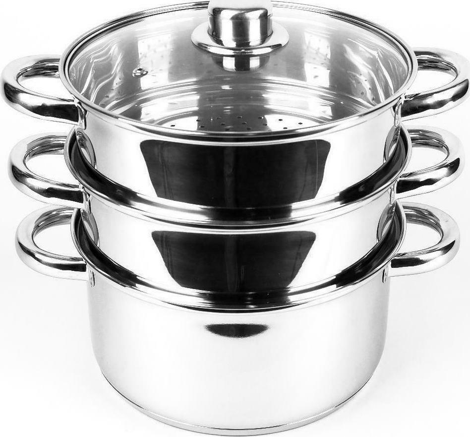 Maestro Steaming Pot Βαθιά Ανοξείδωτη Κατσαρόλα Ατμού 5lt / 24cm MR-2900-24
