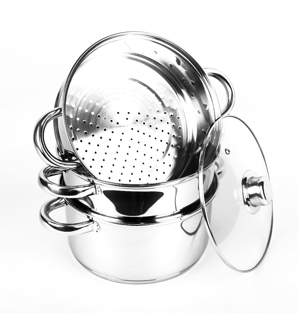 Maestro Steaming Pot Βαθιά Ανοξείδωτη Κατσαρόλα Ατμού 5lt / 24cm MR-2900-24 - Image 2