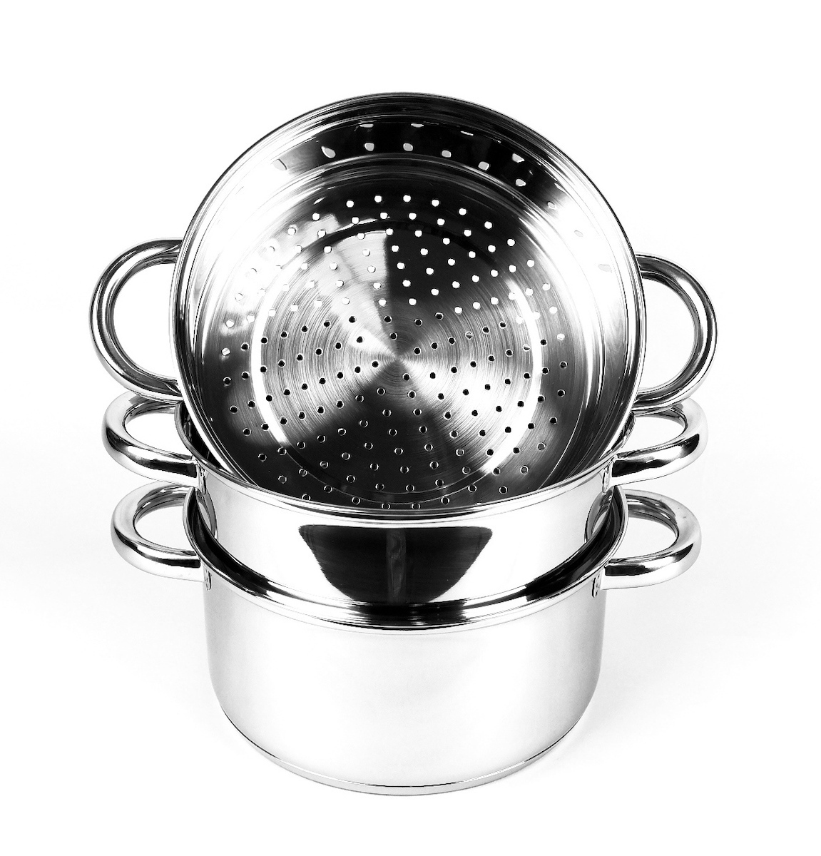 Maestro Steaming Pot Βαθιά Ανοξείδωτη Κατσαρόλα Ατμού 5lt / 24cm MR-2900-24 - Image 3