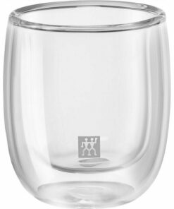 Zwilling J.A. Henckels Σετ Φλυτζάνια Espresso Γυάλινα Διάφανα 80ml 2τμχ