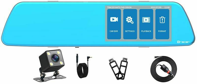 Tracer Orion M4TS FHD CAM Καθρέπτης με Κάμερα DVR Αυτοκινήτου με Οθόνη 4.5" με Κλιπ - Image 2