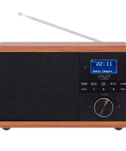 Alternative view of Adler AD1184 Επιτραπέζιο Ραδιόφωνο Ρεύματος DAB+ με Bluetooth και USB Καφέ