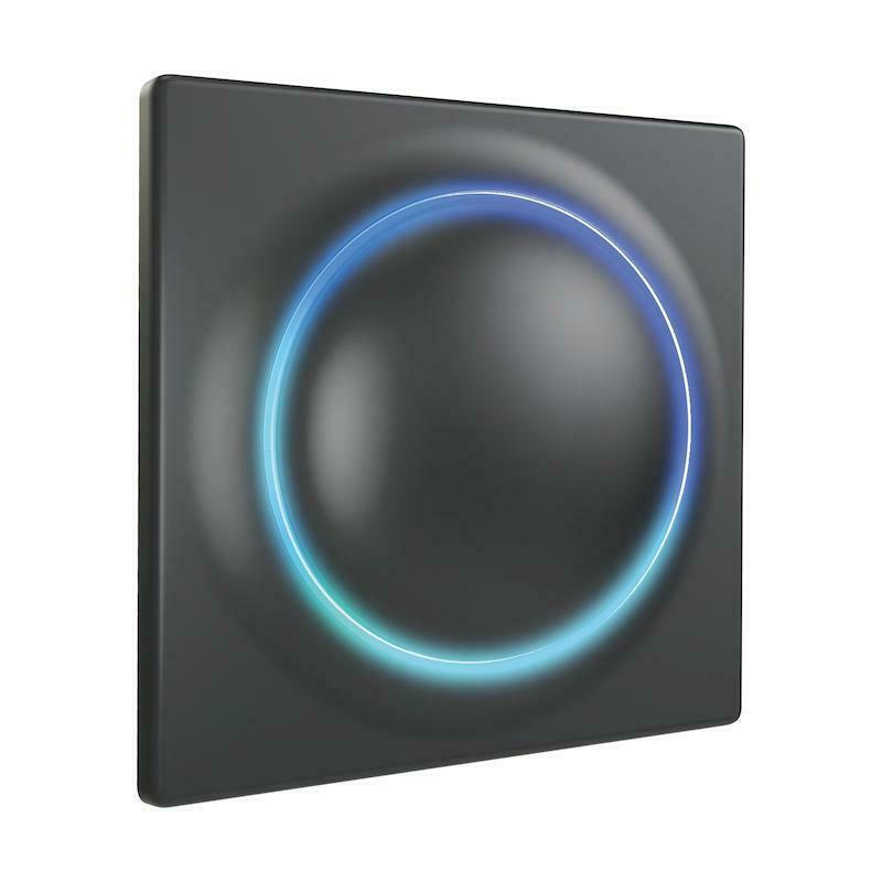 Fibaro Walli Switch Χωνευτός Διακόπτης Τοίχου Φωτισμού Μονός με Πλαίσιο