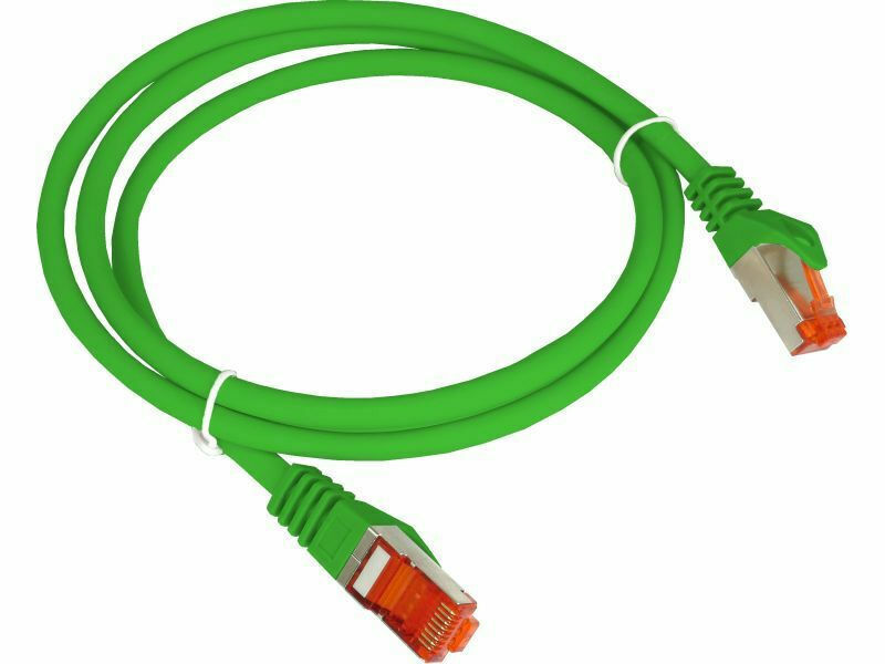 A-LAN F/UTP Cat.6 Καλώδιο Δικτύου Ethernet 2m Πράσινο (KKS6ZIE2.0)